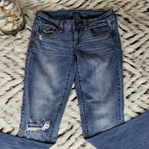 American Eagle Distressed Jean's Sz4 Women's Pants